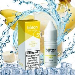 Baton Vapor Nic Salt Iced Banana Milk Sữa Chuối Lạnh