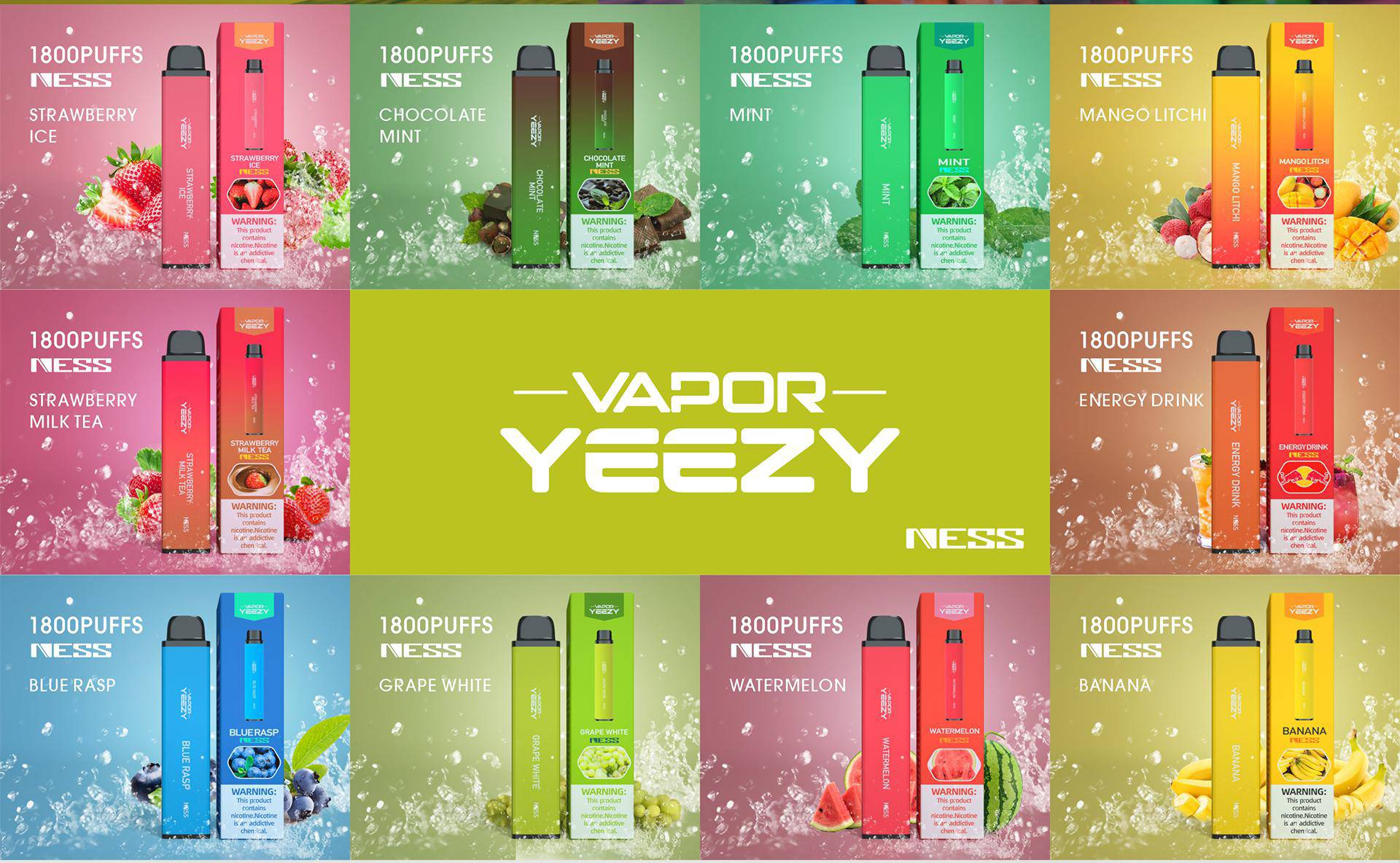 Bảng Vị Vapor Yeezy Ness