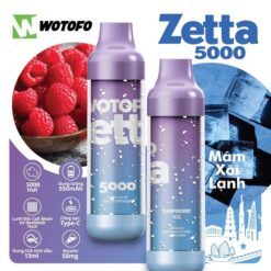 Wotofo Zetta 5000 Pod 1 Lần Mâm Xôi Lạnh