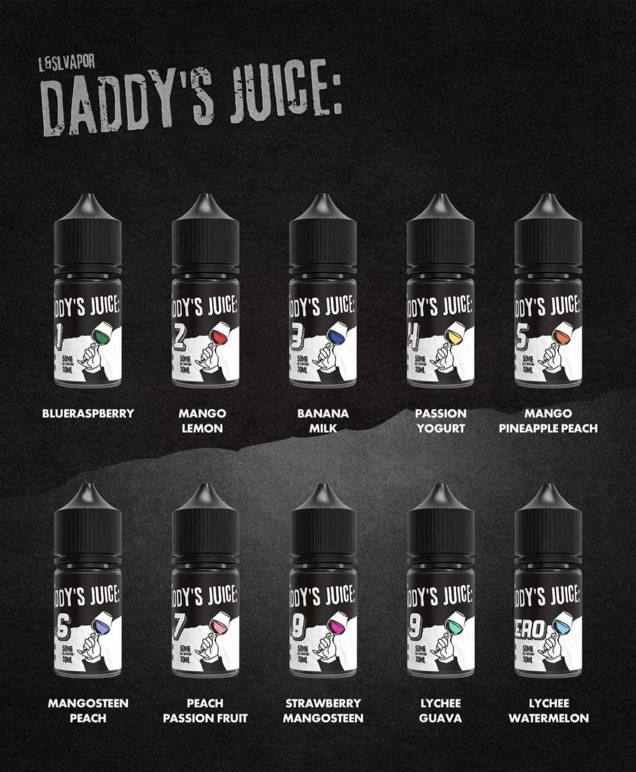 Daddy Juice Vị Nào Ngon Nhất