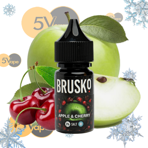 Brusko Juice Táo Xanh Cherry Lạnh